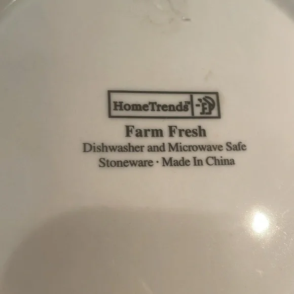 New Home Trends “Farm Fresh” Plates - Picture 7 of 7